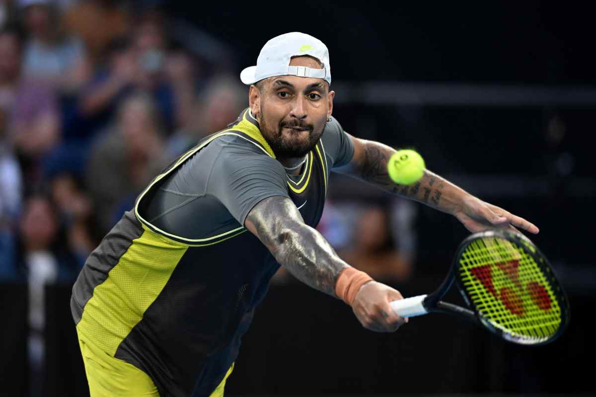 Nick Kyrgios in campo