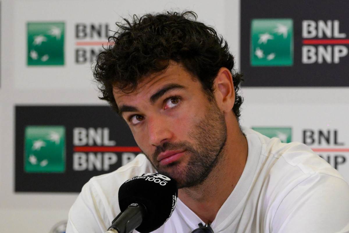 Matteo Berrettini in conferenza stampa