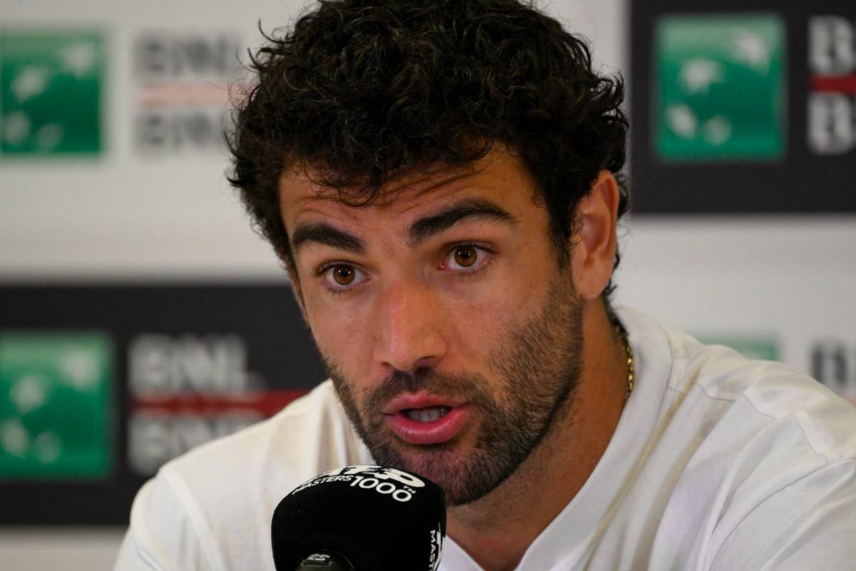 Matteo Berrettini in conferenza stampa