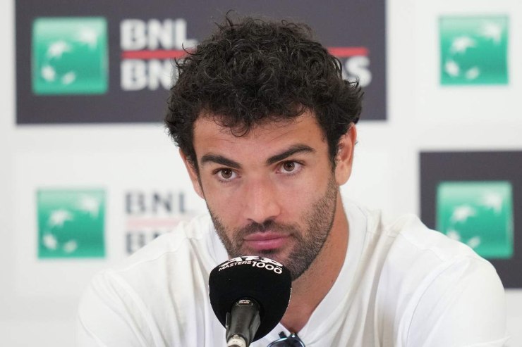 Matteo Berrettini in conferenza stampa
