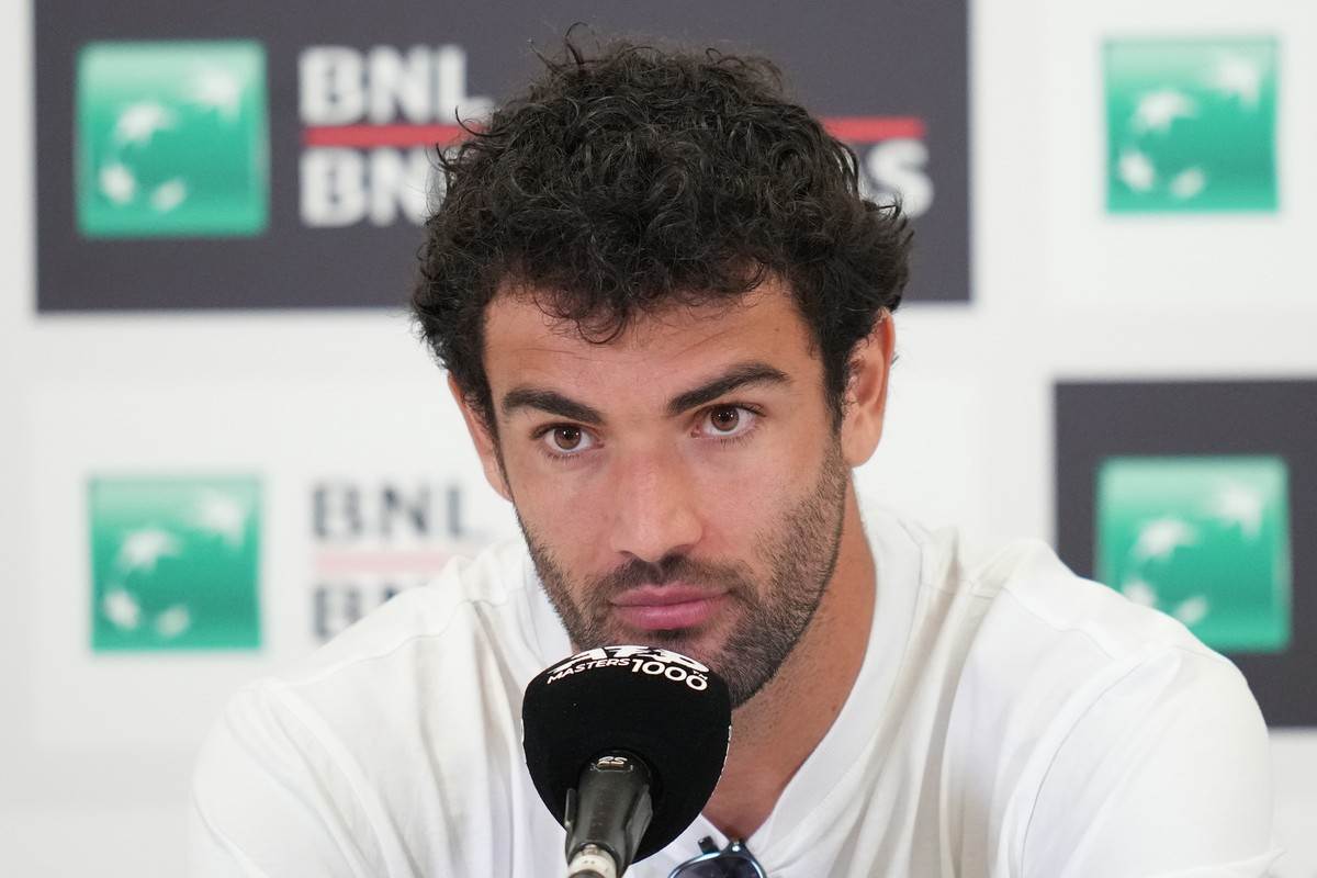 Matteo Berrettini in conferenza stampa