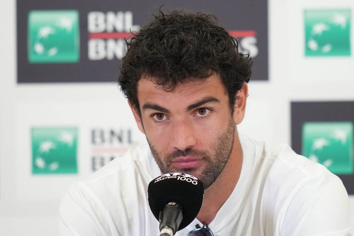 Matteo Berrettini in conferenza stampa