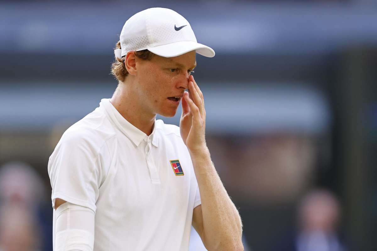 Sinner in campo a Wimbledon