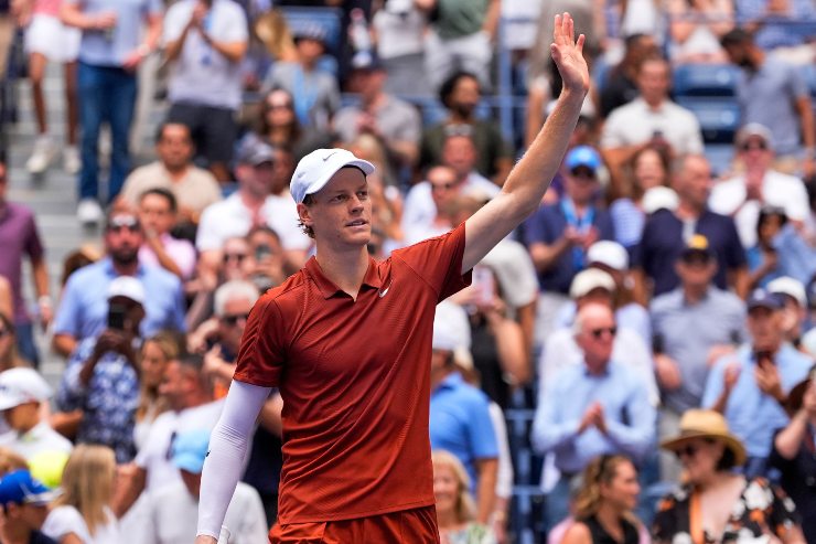 Jannik Sinner all'esordio agli US Open