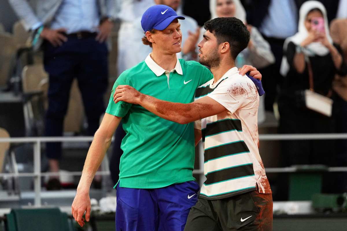 Jannik Sinner e Carlos Alcaraz