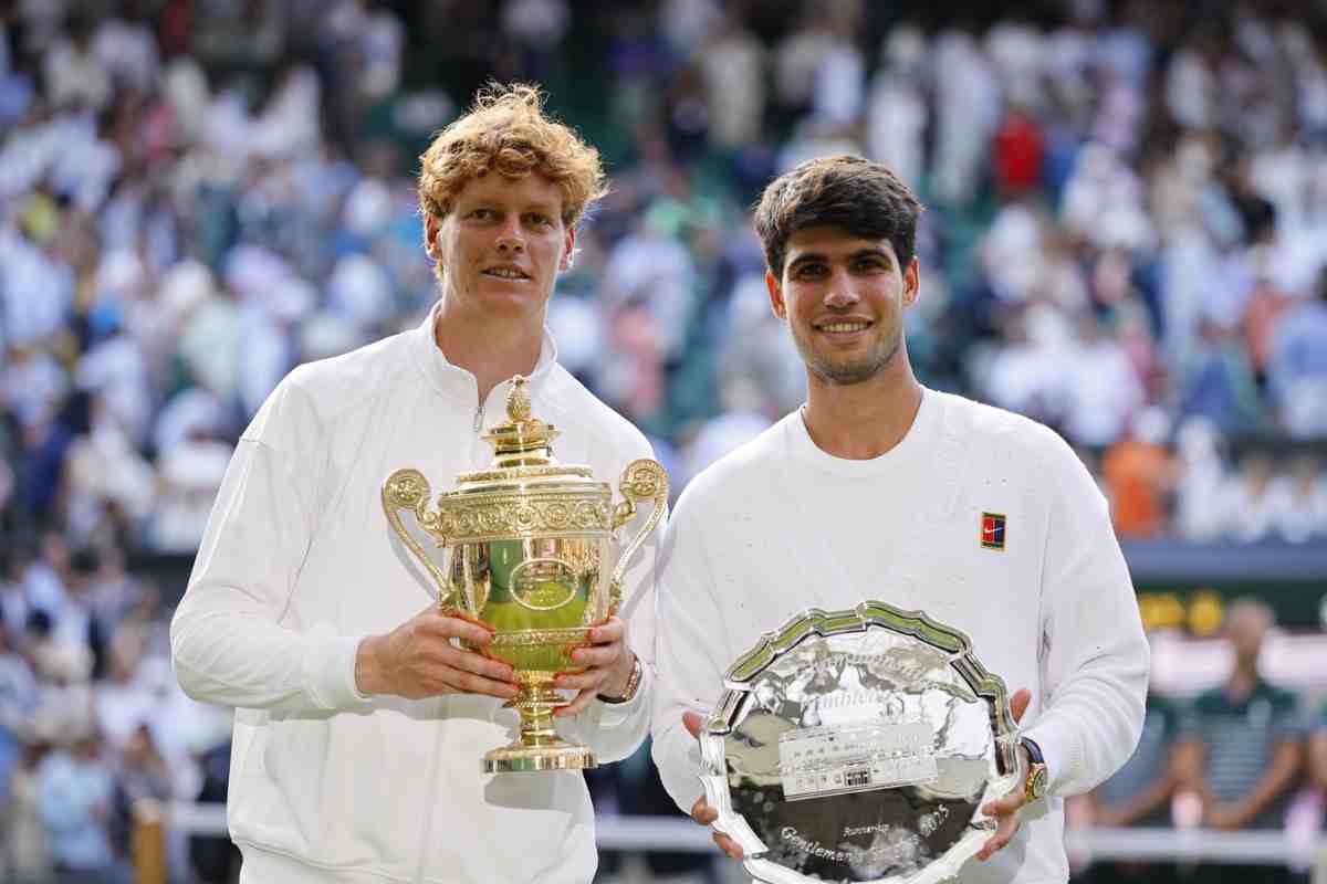Jannik Sinner e Carlos Alcaraz 