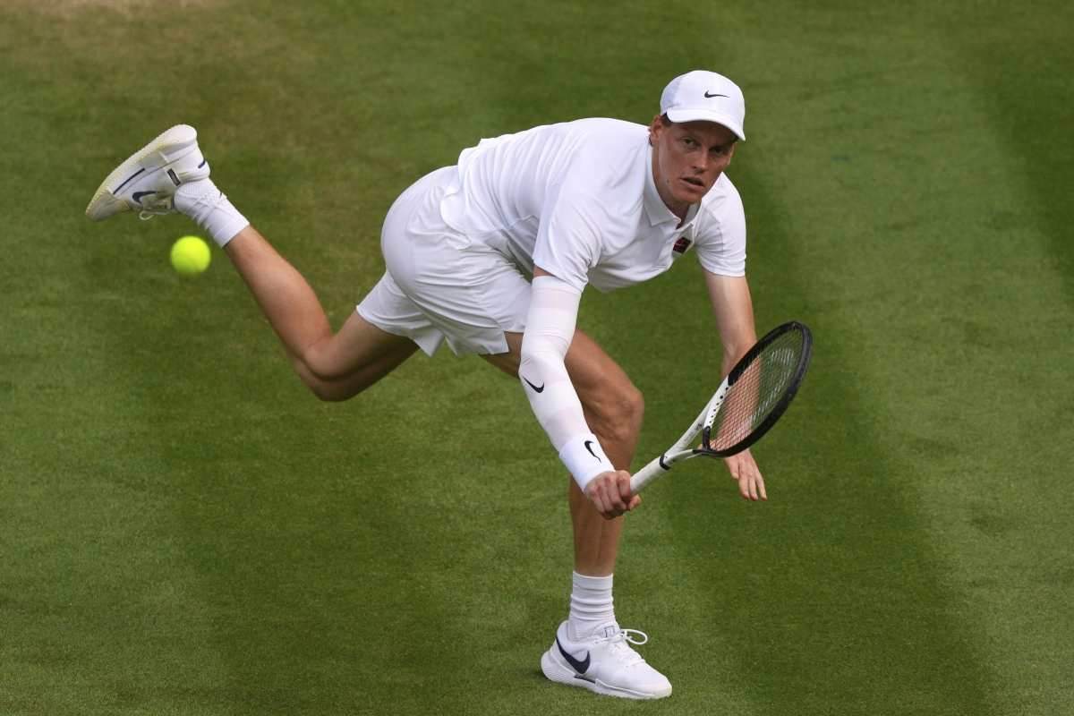Jannik Sinner a Wimbledon