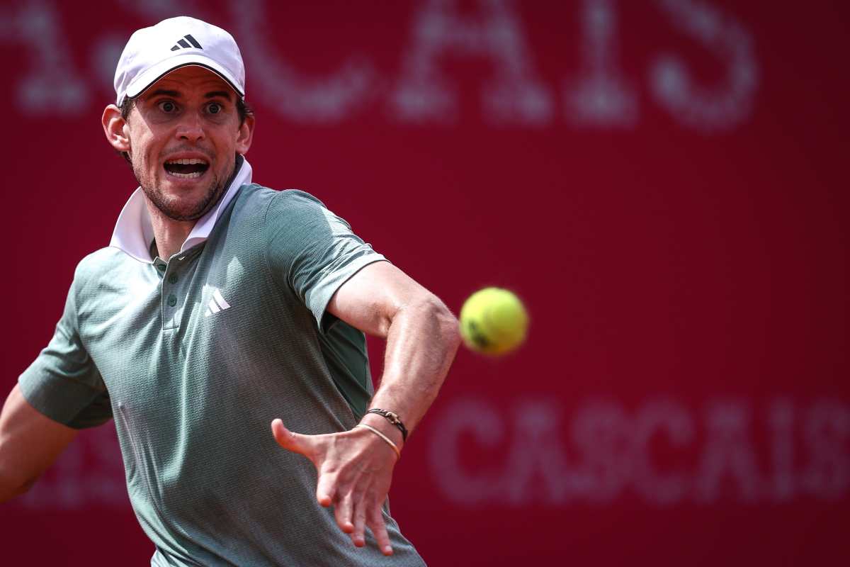 Thiem si prepara a colpire col dritto