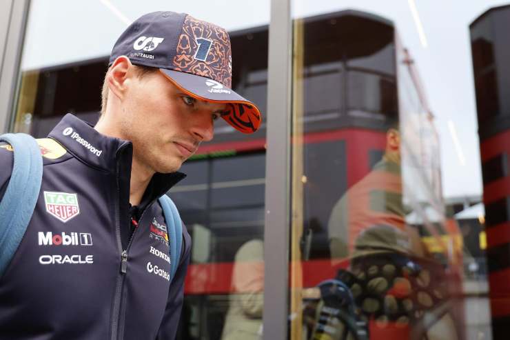 Max Verstappen a capo chino