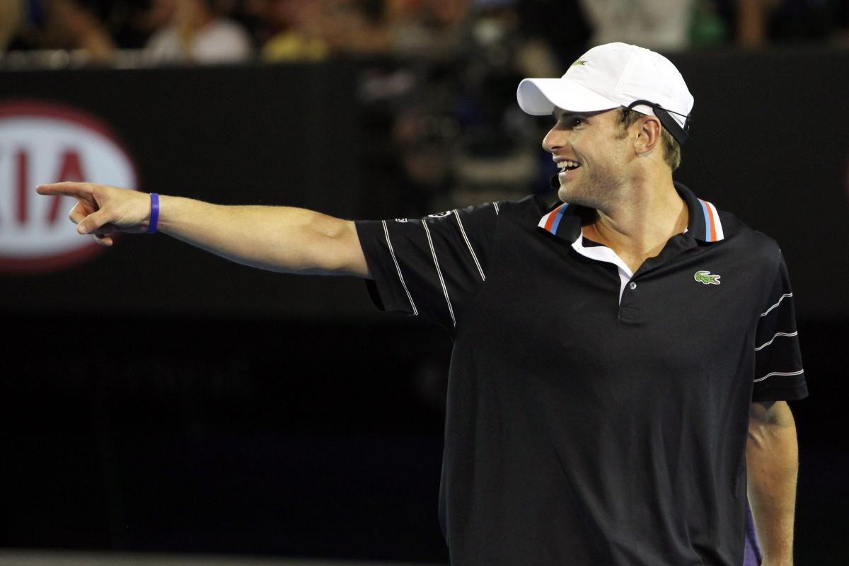 Andy Roddick in campo