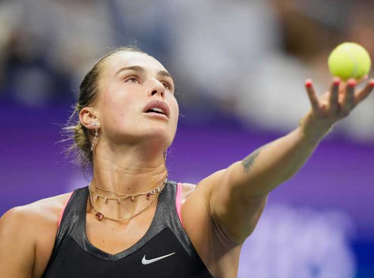 La tennista bielorussa Aryna Sabalenka 