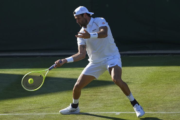 Matteo Berrettini a Wimbledon