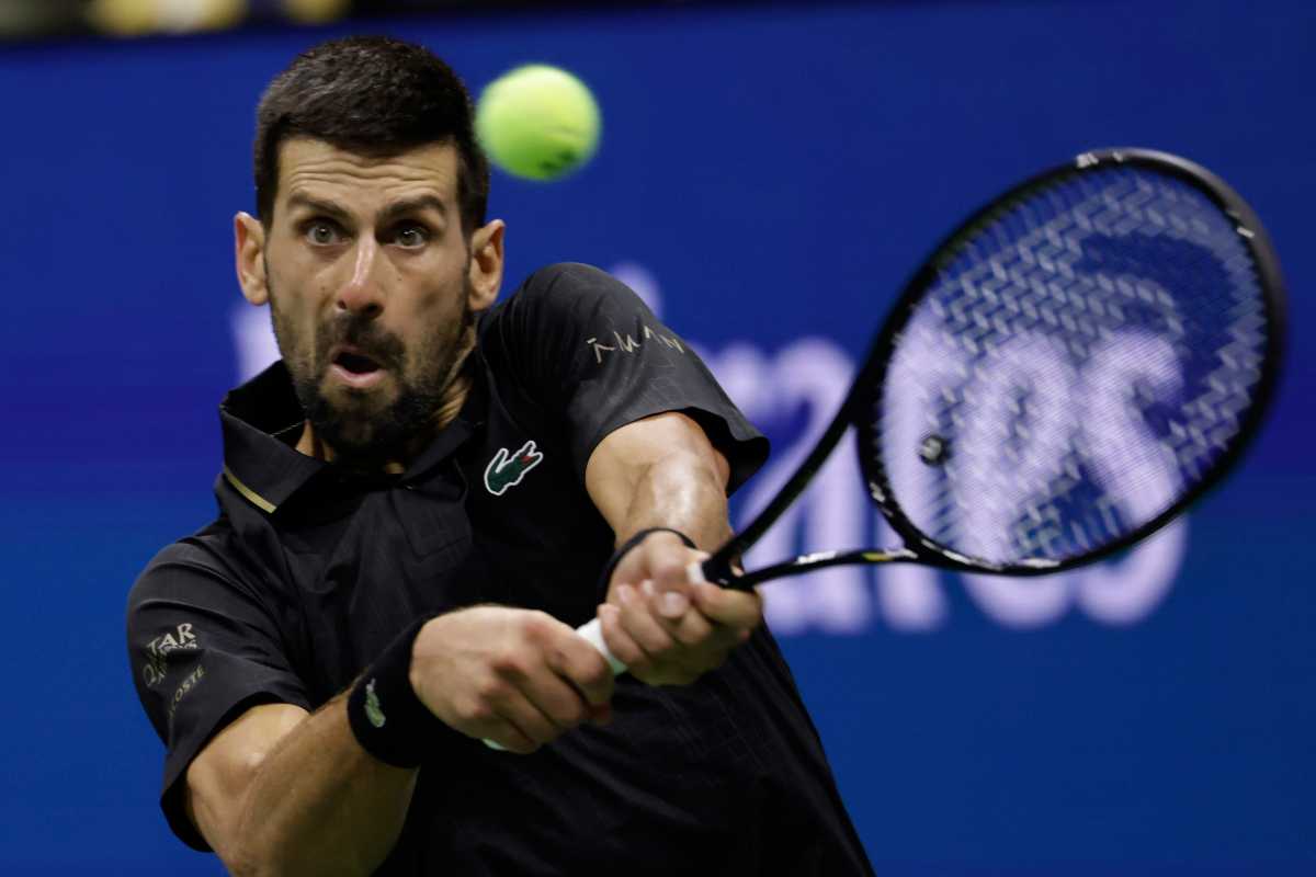 Il tennista serbo Novak Djokovic