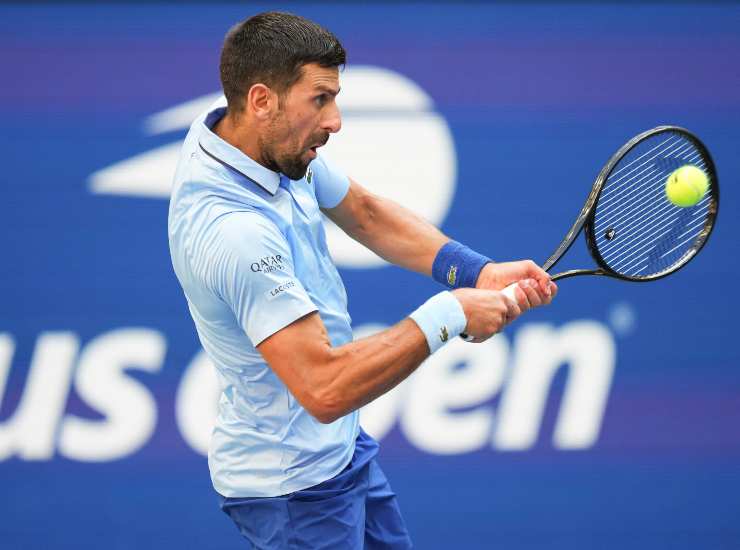 Il tennista serbo Novak Djokovic