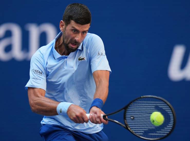 Il tennista serbo Novak Djokovic