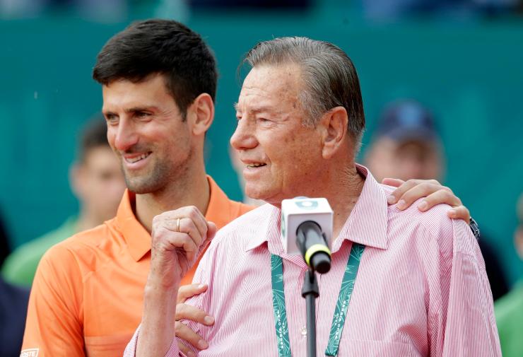 Djokovic con Nikola Pilic