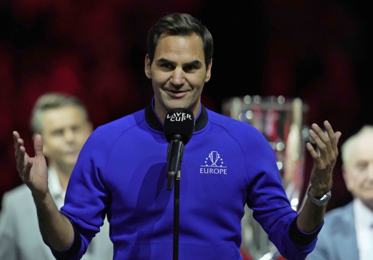 Roger Federer alla Laver Cup 2022
