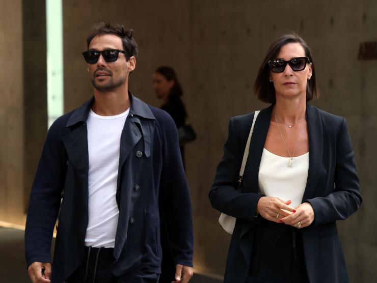 Fabio Fognini e Flavia Pennetta con gli occhiali da sole