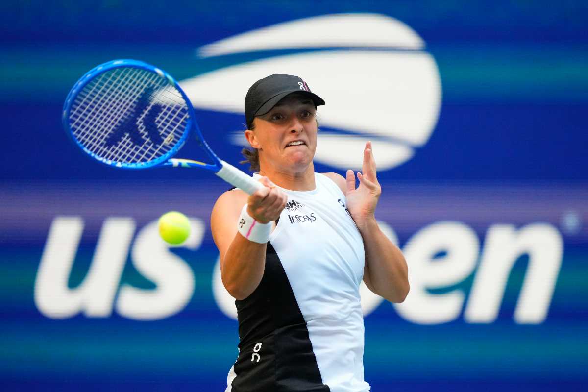 La tennista polacca Iga Swiatek agli US Open