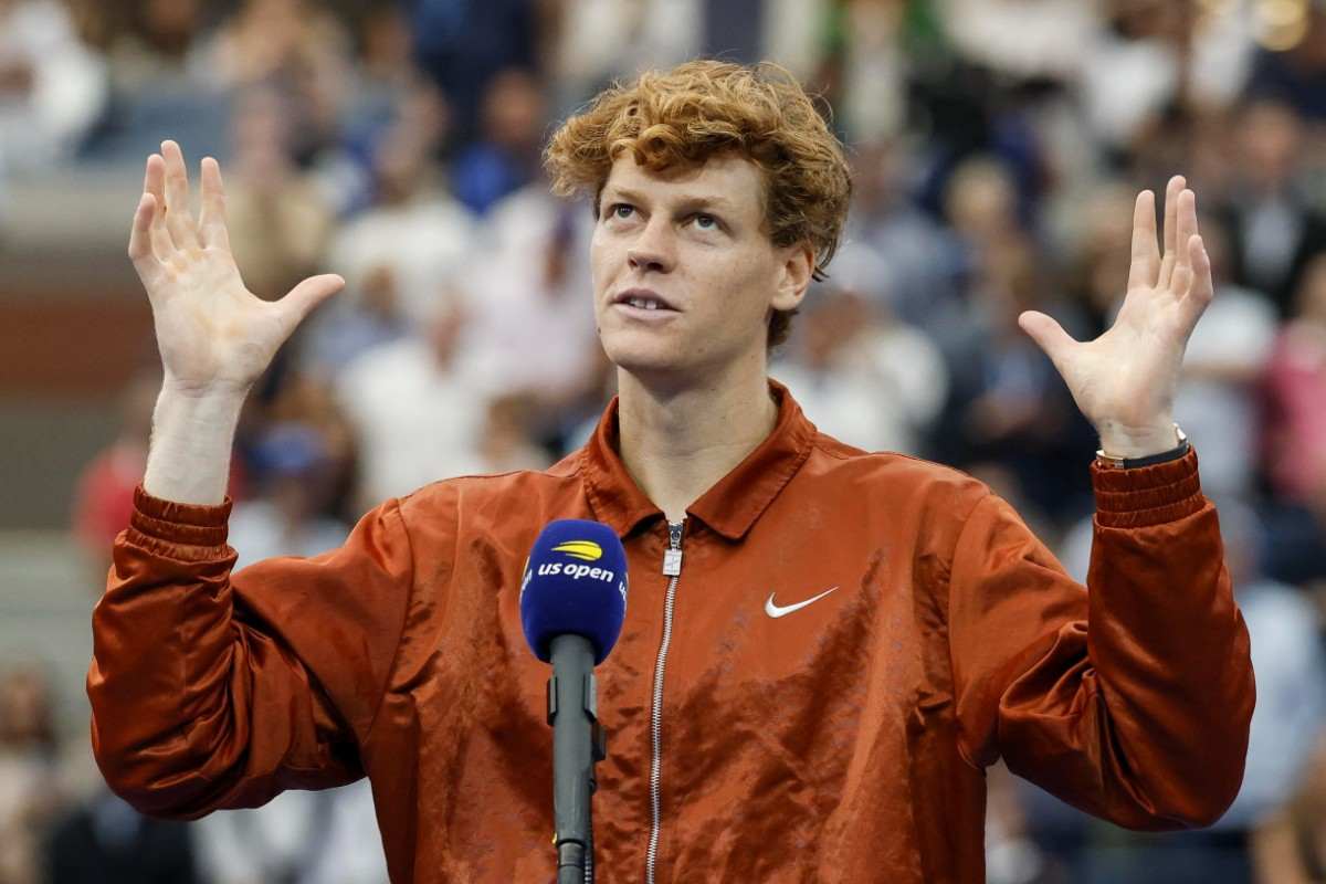 Jannik Sinner nel discorso post-finale a New York
