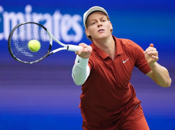 Il tennista azzurro Jannik Sinner