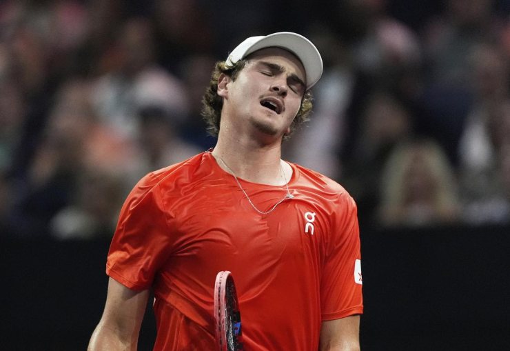Joao Fonseca durante il match di Laver Cup