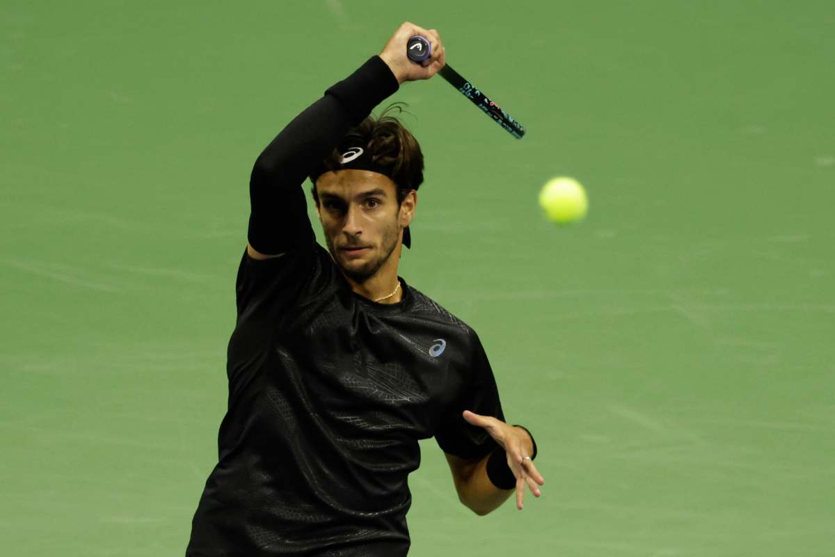 Il tennista azzurro Lorenzo Musetti