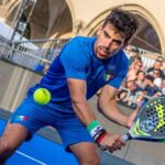 Marco Cassetta in azione con la maglia dell'Italia