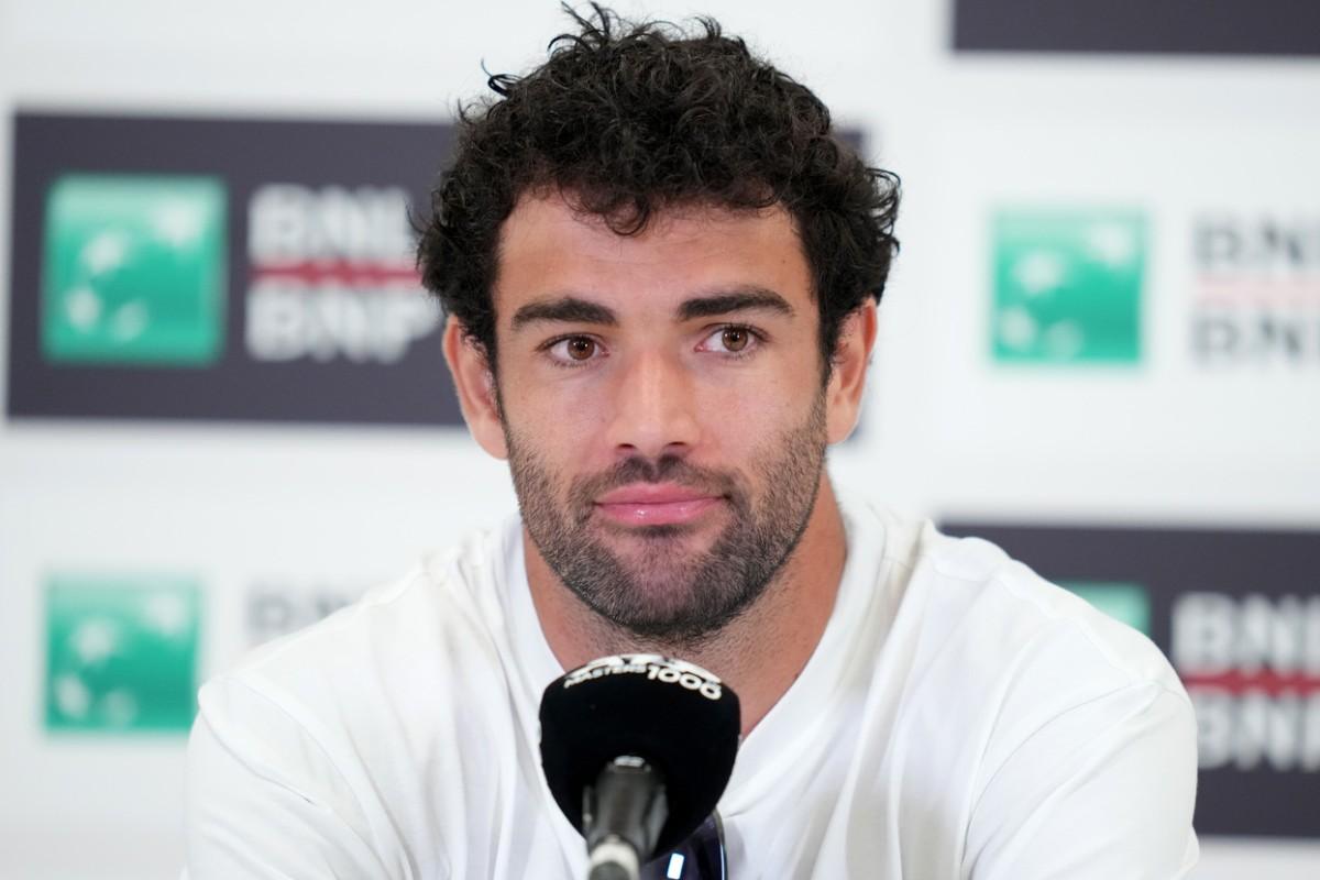 Matteo Berrettini in conferenza stampa