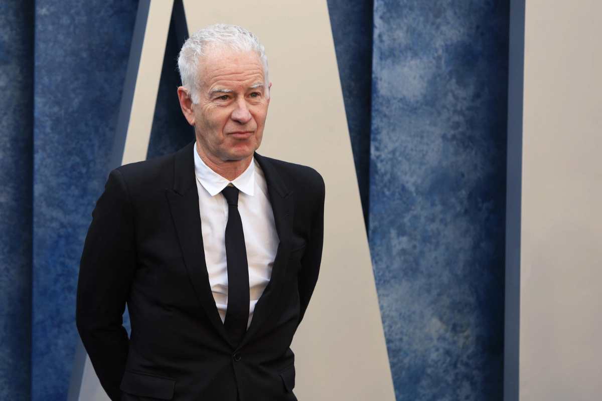 John McEnroe durante un evento