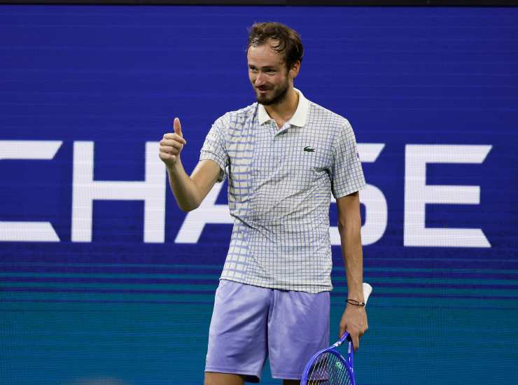 Il tennista russo Daniil Medvdev