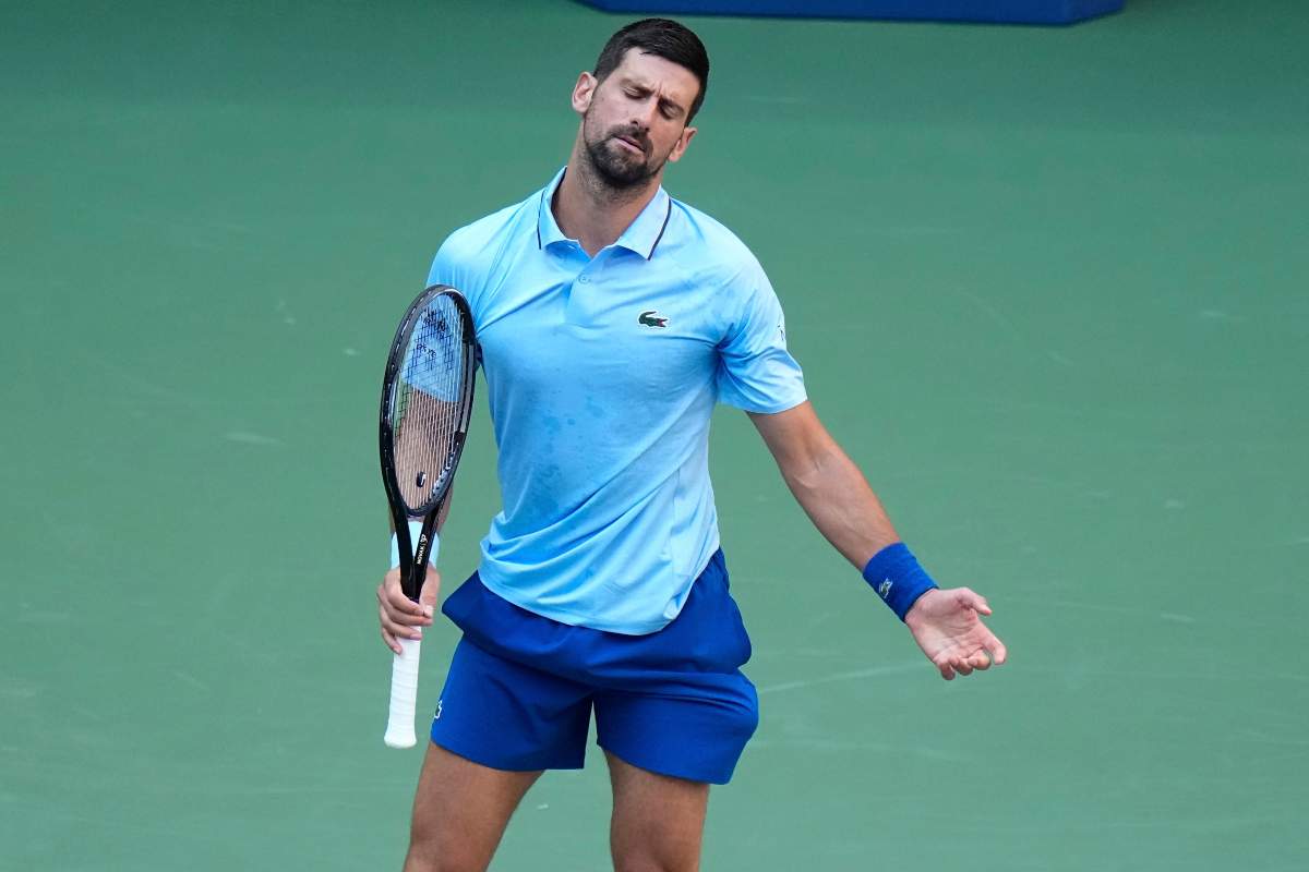 Il tennista serbo Novak Djokovic