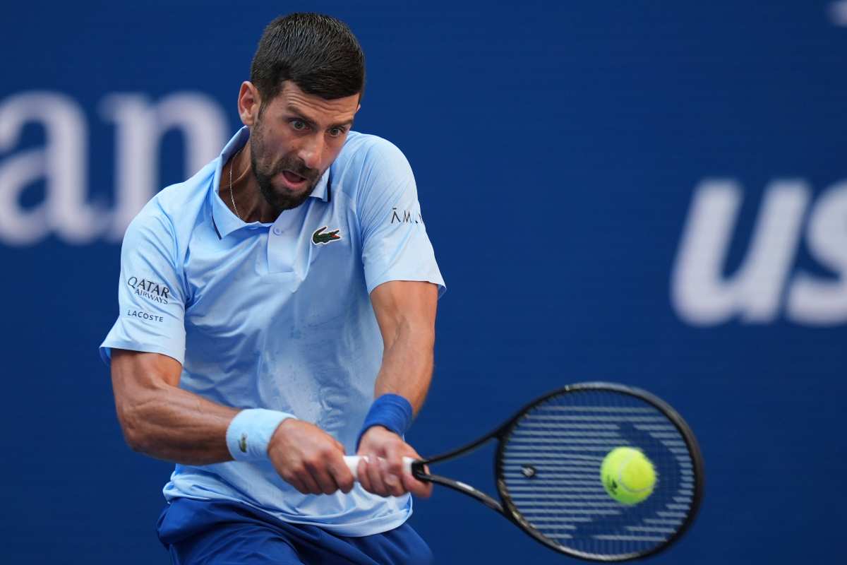 Il tennista serbo Novak Djokovic