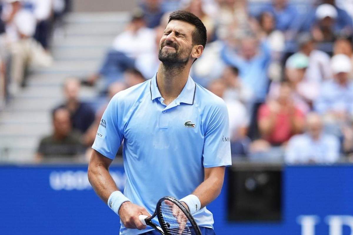 Novak Djokovic frustrato a New York