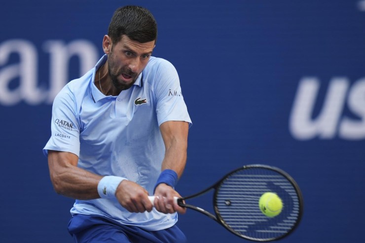 Rovescio a due mani di Novak Djokovic