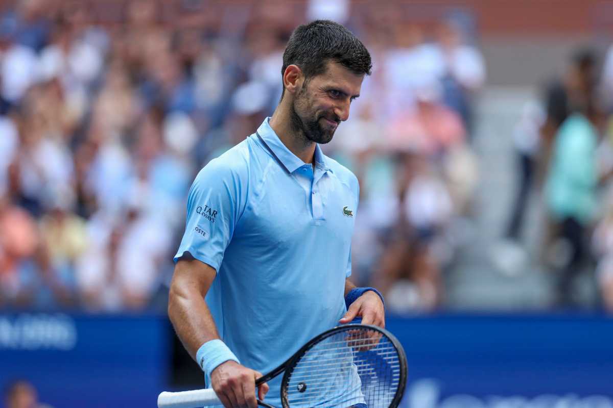 Djokovic in campo