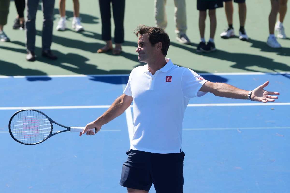 L'ex tennista Roger Federer