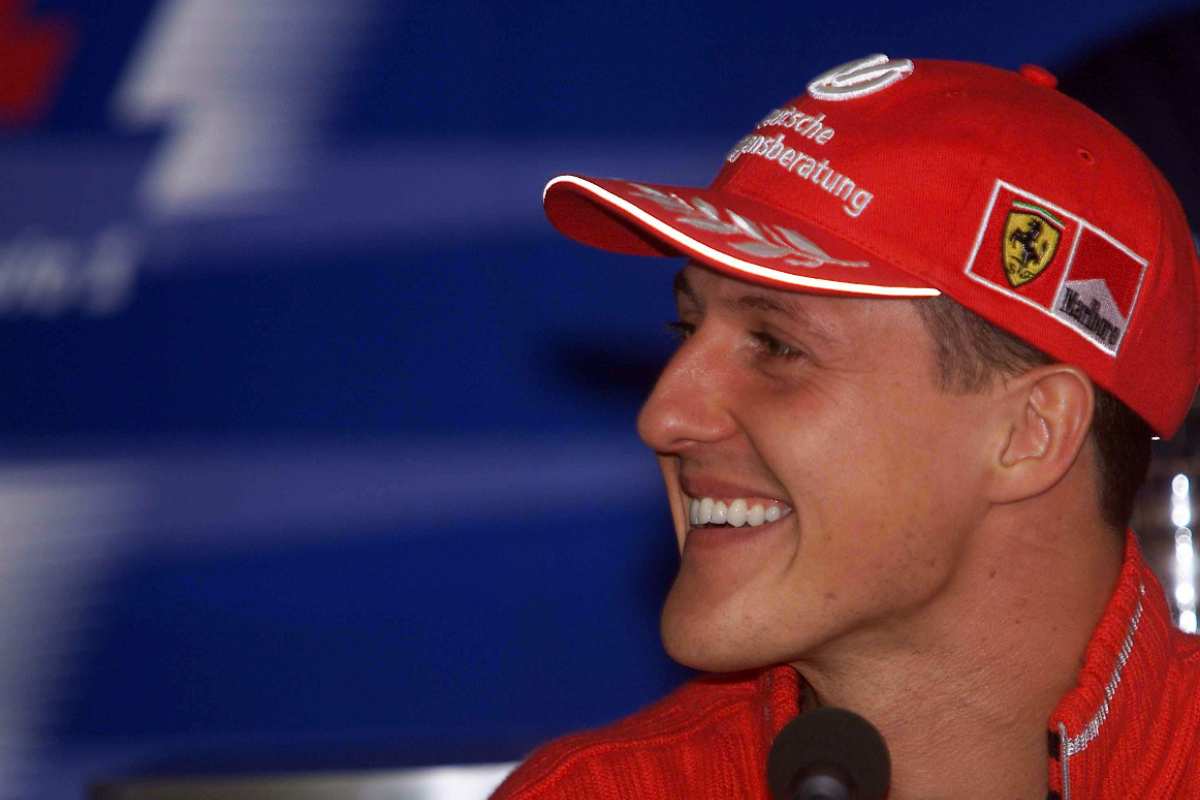 Michael Schumacher sorridente