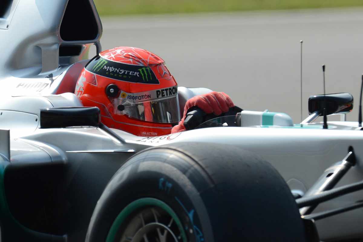 Schumacher con la Mercedes