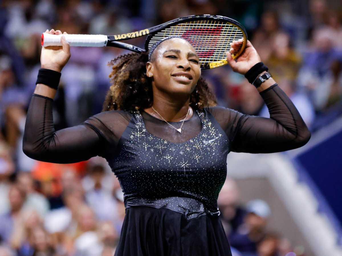 Serena Williams si dispera per un errore in campo