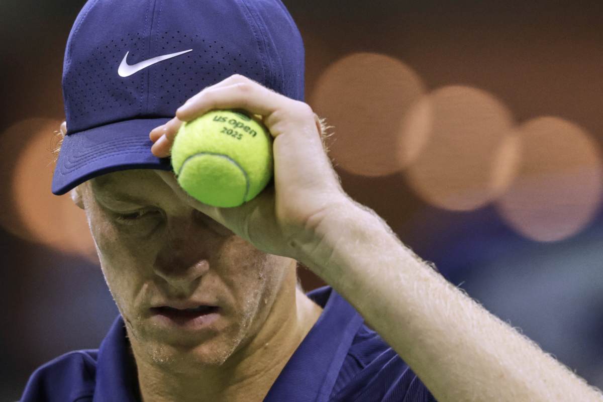 Jannik Sinner nel match contro Musetti