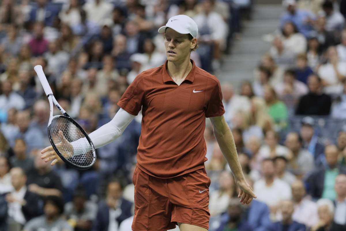 Jannik Sinner impegnato agli US Open