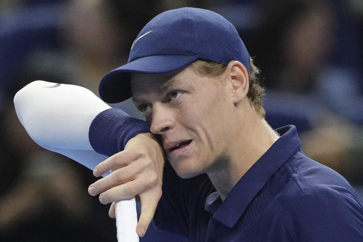 Jannik Sinner durante gli US Open