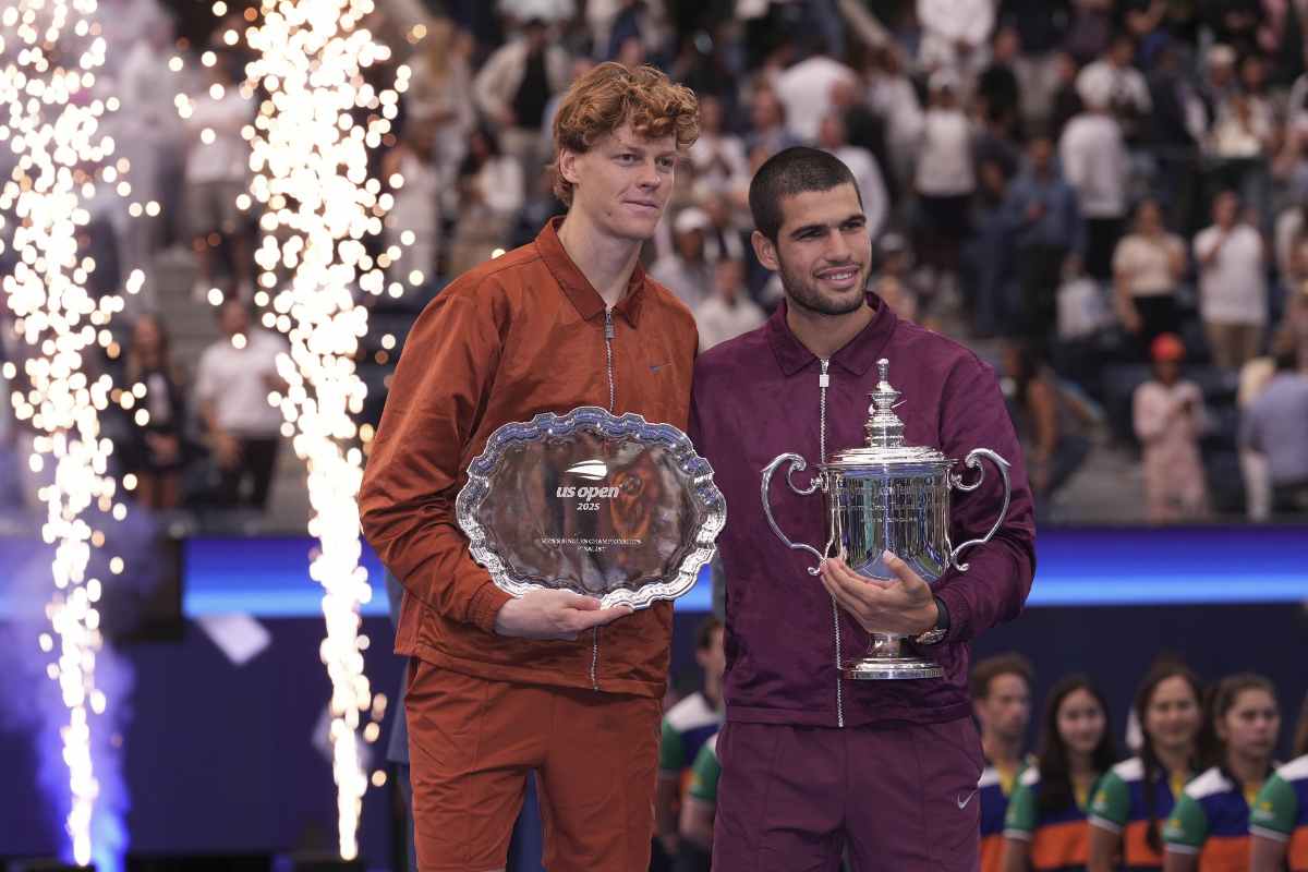 Carlos Alcaraz e Jannik Sinner agli US Open