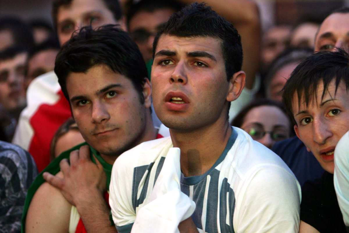 Tifosi italiani delusi