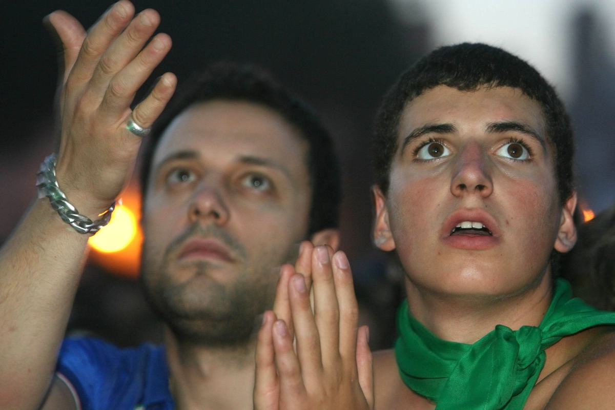 Tifosi italiani delusi restano a bocca aperta