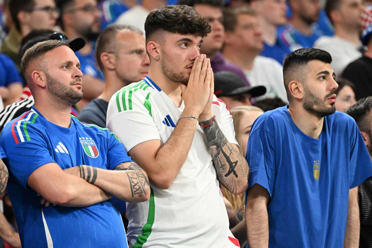 Tifosi italiani delusi 