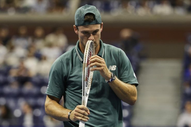 Tommy Paul durante un match a New York