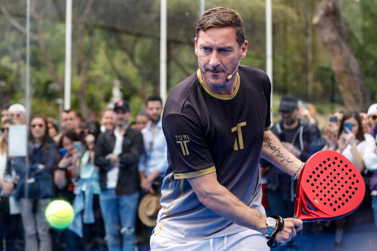Totti gioca a Padel