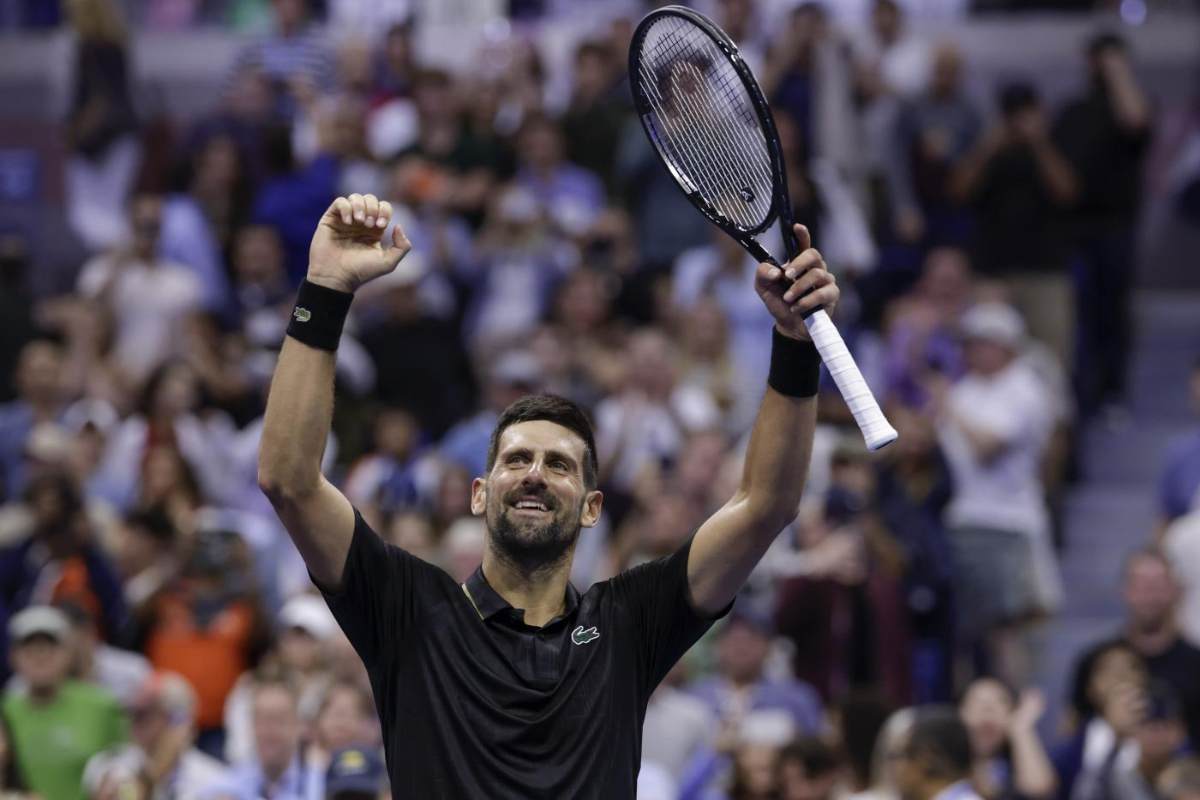 Djokovic esulta allo US Open